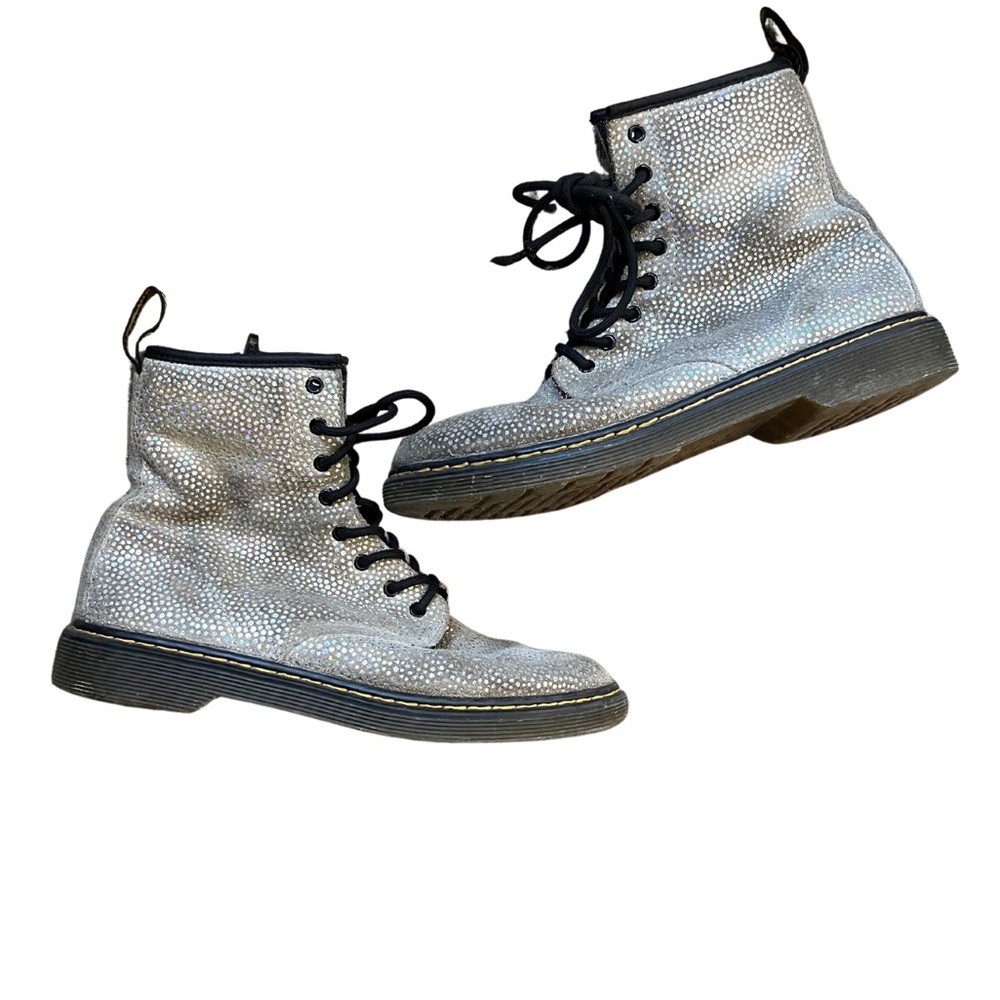 Silver Dr. Martens